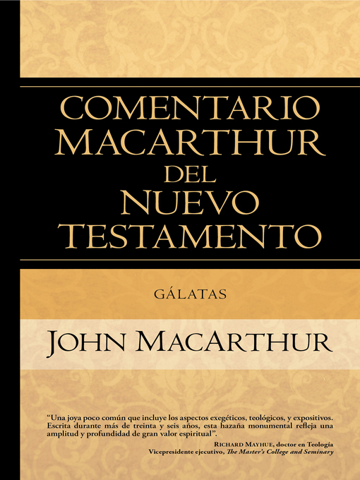 Title details for Galatas by John MacArthur - Wait list